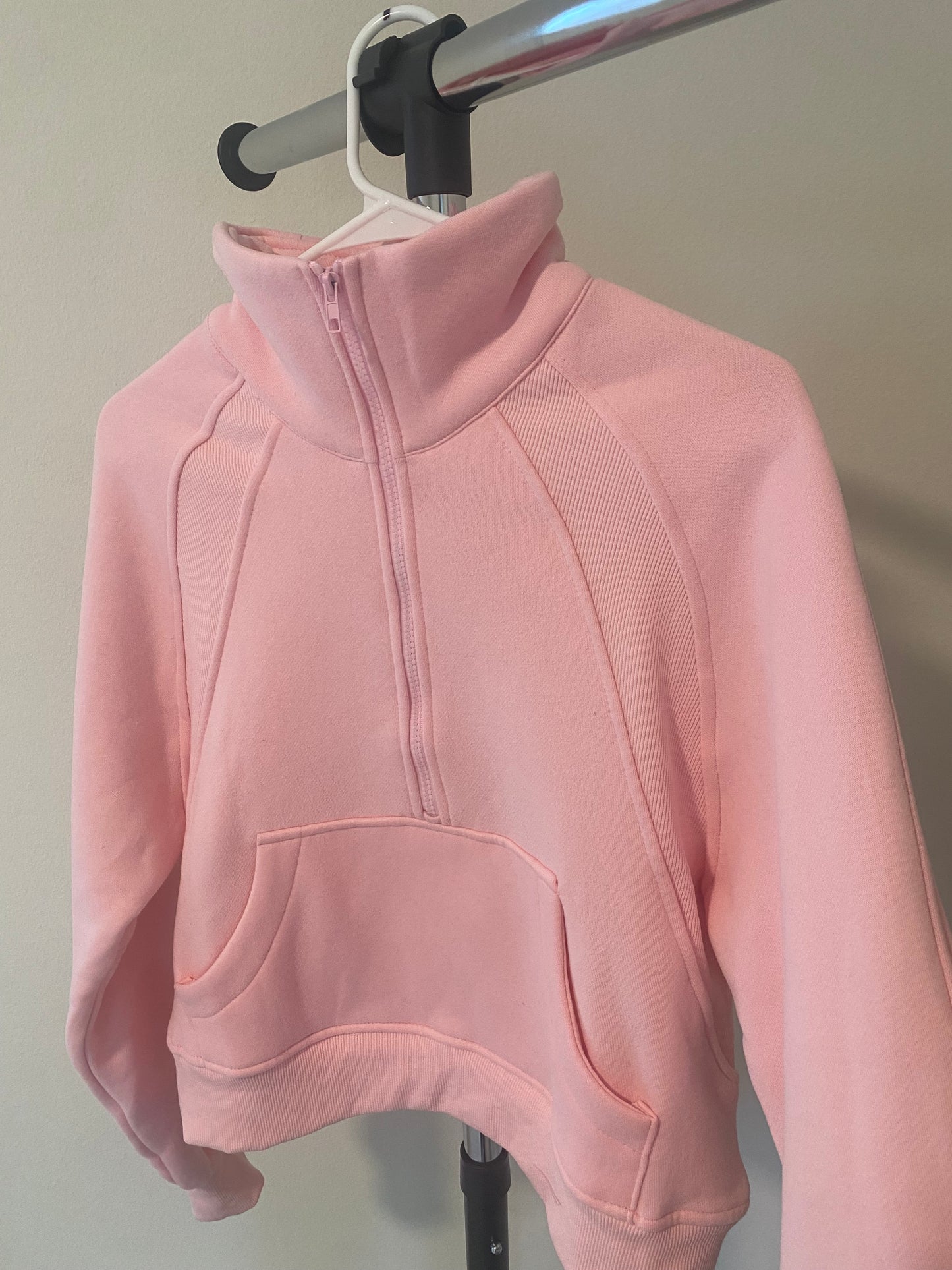 On The Go Pullover- Pink