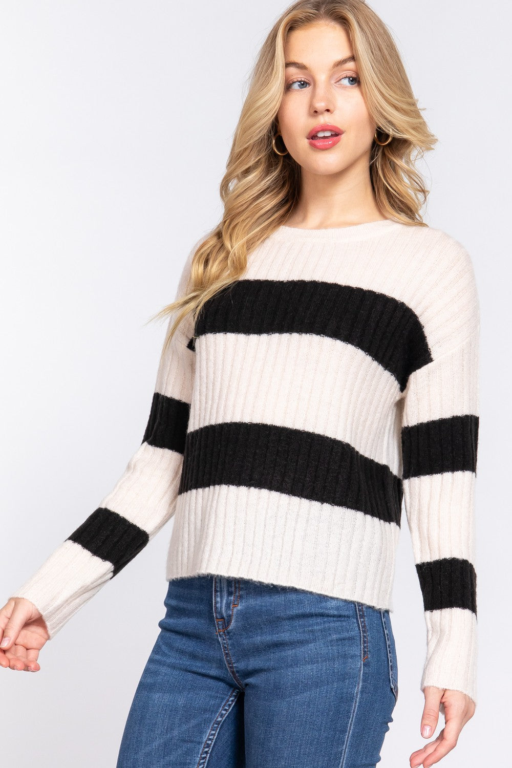 Striped Black/White Sweater